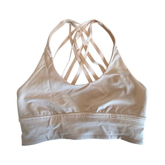 Lululemon athletica Energy Bra Longline Strappy criss-cross back - Picture 2 of 8